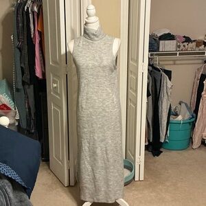 dip Heather Gray Sleeveless Maxi Dress